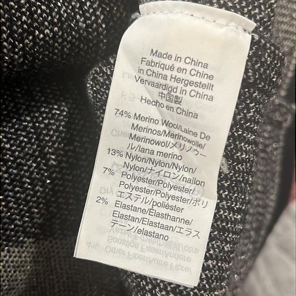 COLLECTION by J. Crew Metallic Merino Wool Polka Dot Sweater - Picture 4 of 5